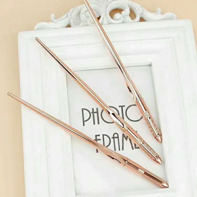Tattoo semi-permanent handmade pen, gilded handmade pen, eyebrow matt eyebrow round needle, special round three-needle round five-needle magic needle