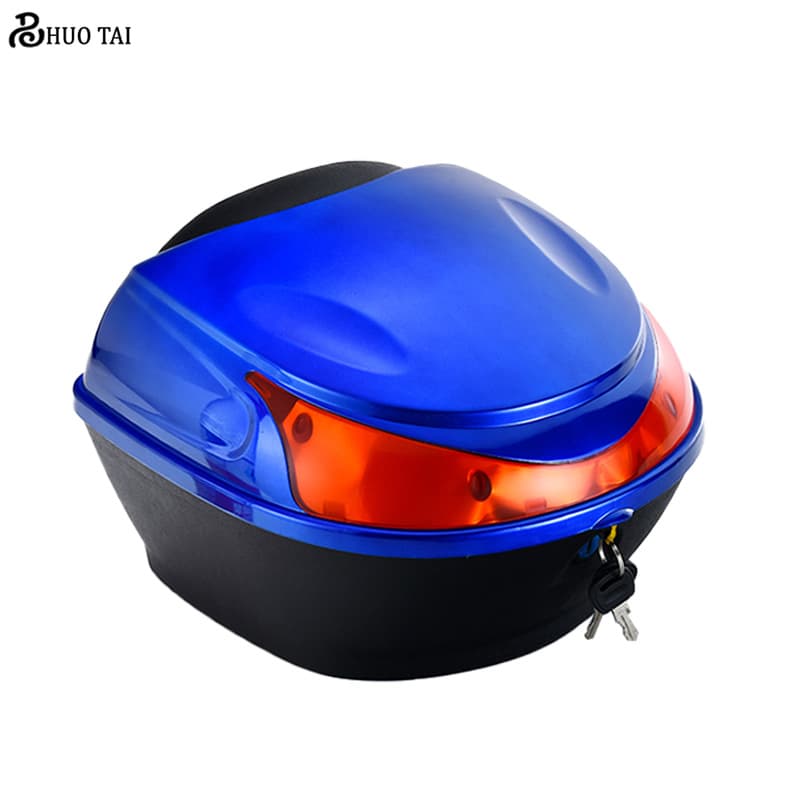 Motorcycle Tail Box, Electric Scooter Storage Box, Battery Scooter Cargo Box, Large Capacity Rear Trunk