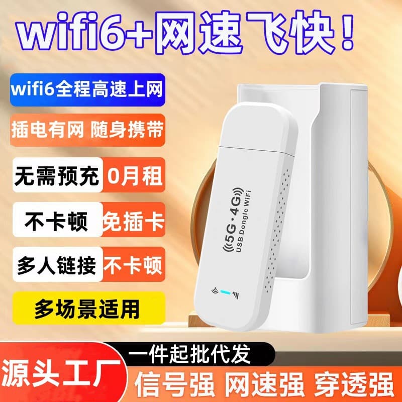 Portable WiFi Hotspot Unlimited Data Outdoor Internet 4G 5G Network Mobile Wireless Router for Home and Dormitory