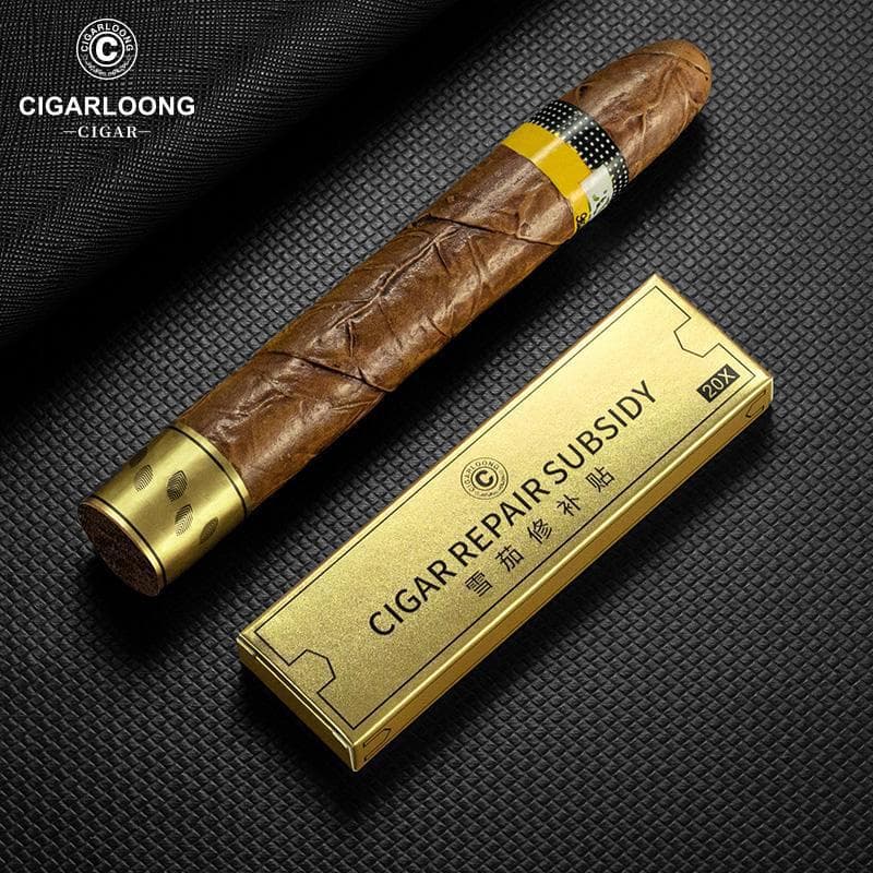 CIGARLOONG/Qielong Cigar Repair Subsidy Label - Safe and Odorless Special Label for Repairing Damaged Wrapper Cigars