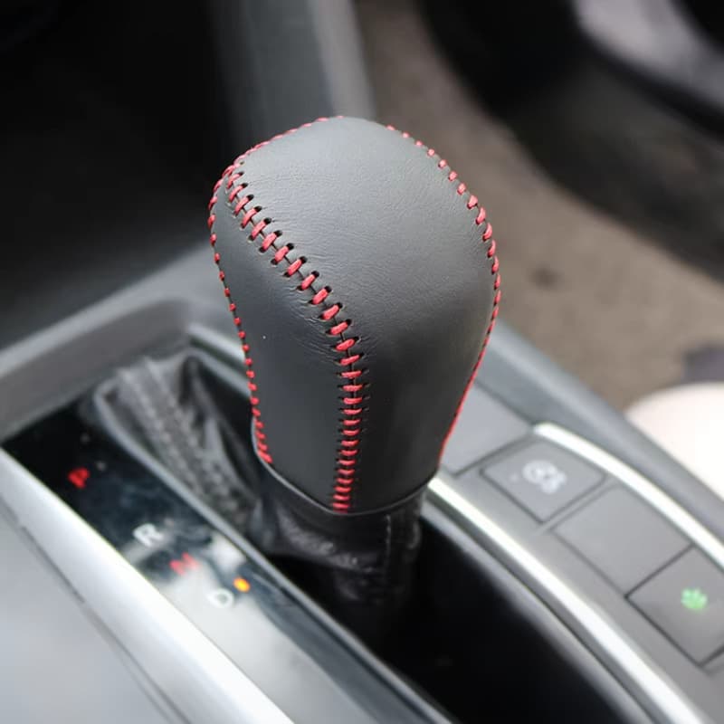 Genuine Leather Shift Boot Cover for 2016-2021 Honda Civic 10th Gen Shift Lever Protector
