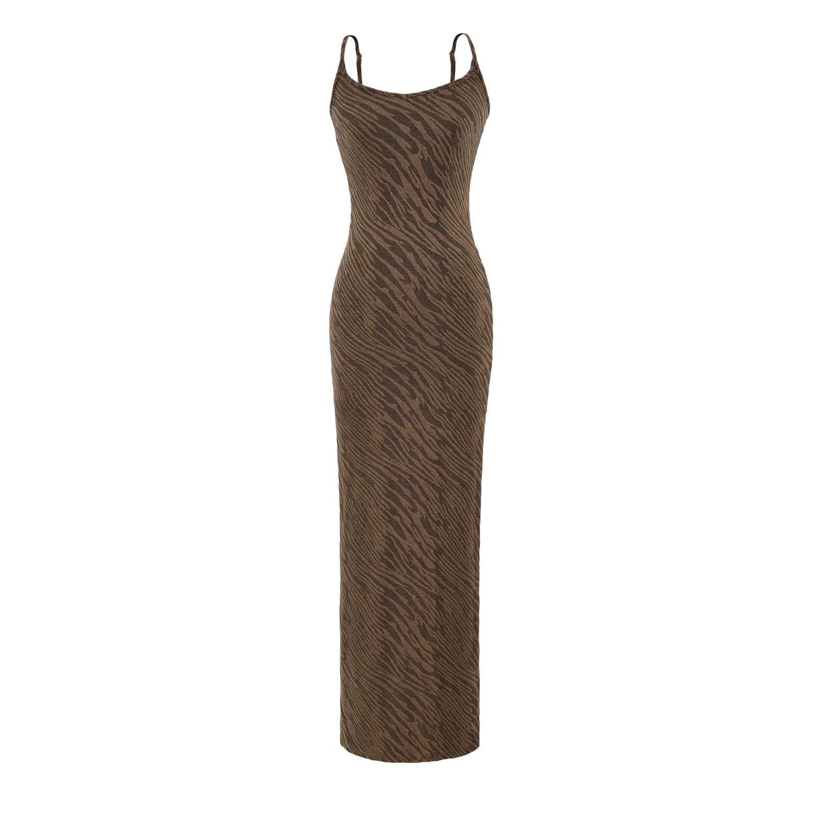 American Hot Girl Leopard Print Sleeveless Suspender Dress, Women's Summer Slim Fit Long Skirt, Backless Waist-Covering Hip Long Skirt