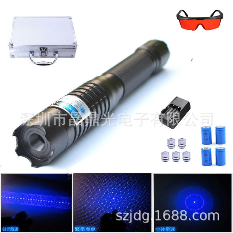 009 Pure Blue Light 450nm Indicator Laser Flashlight Rescue Signal Light Long Range Navigation Indicator Laser Light