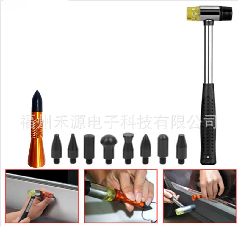 Cross-Border Manufacturer's Automotive Dent Repair Tools, Leveling Pen, Leveling Hammer for Sheet Metal and Hail Dent Restoration