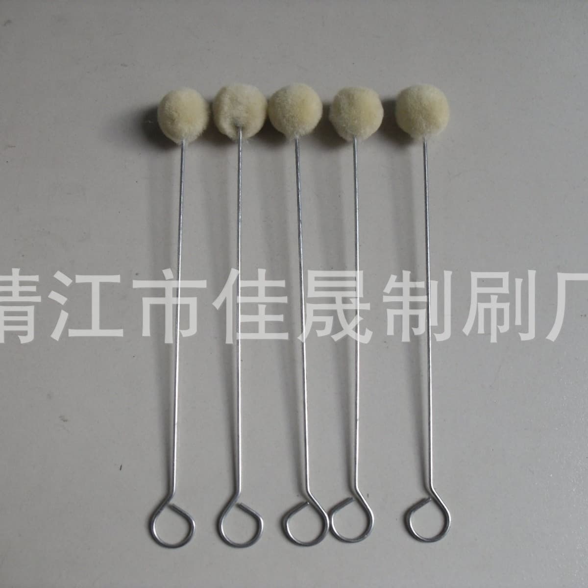 Wool Dauber Ball Brush, Fiber Ball Brush, Stainless Steel Wire Brush, Application Tool