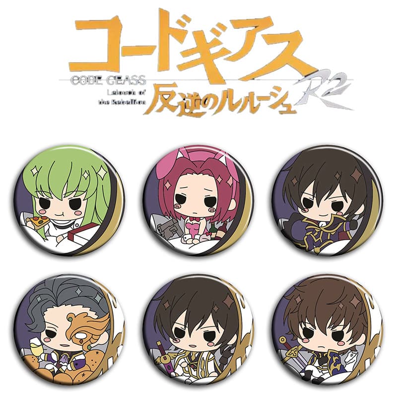 Code Geass Lelouch of the Rebellion Anime Badge 58mm Lapel Pin Two-Dimensional Peripheral Pendant Type A