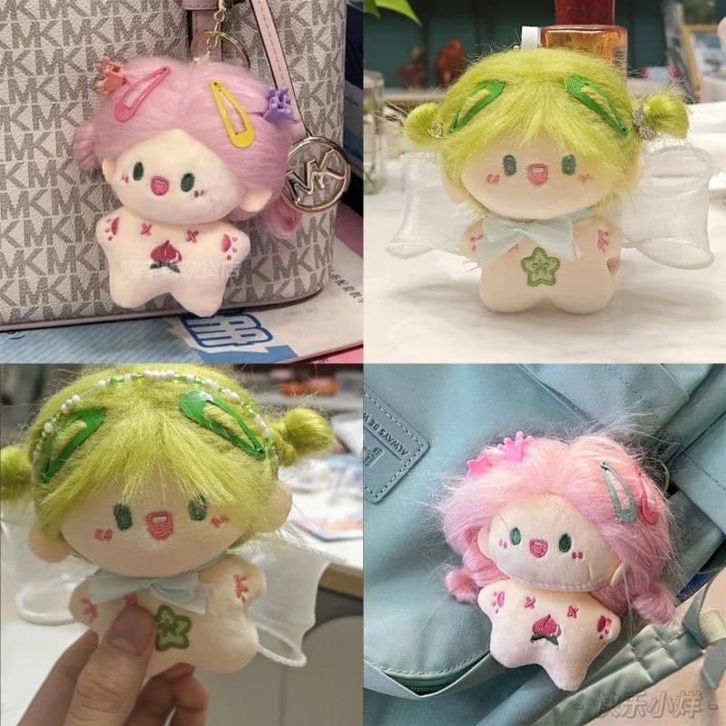 Internet celebrity roll fruit cake cotton doll dumpling key chain pendant ugly cute doll girl heart bag accessories doll