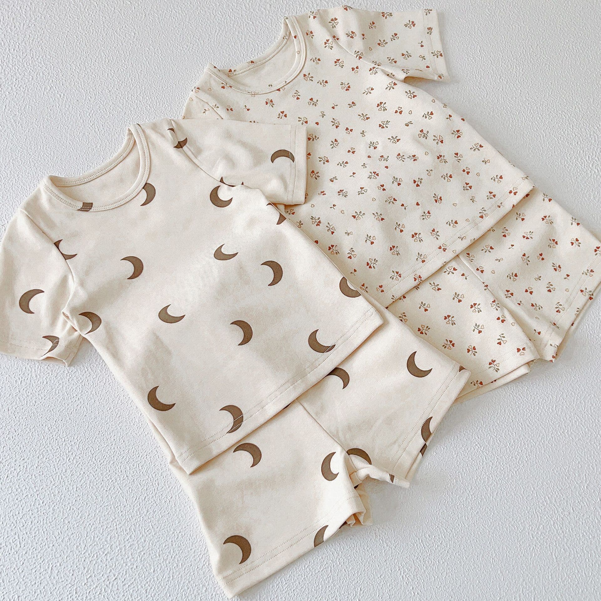 Xg2026 Summer Korean Style Popular Children's Clothing, Children's Home Wear Set, Children's Pajamas, Class a Cotton Girls' Pajamas