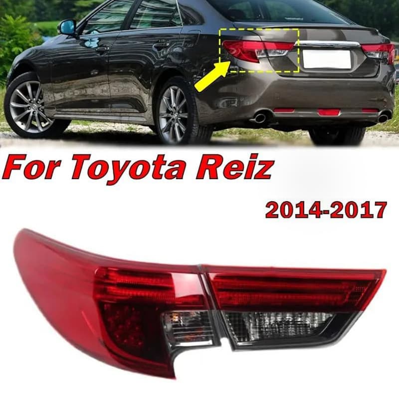 Tail light brake light reverse light rear lamp housing cover for Toyota Reiz 2014-2017