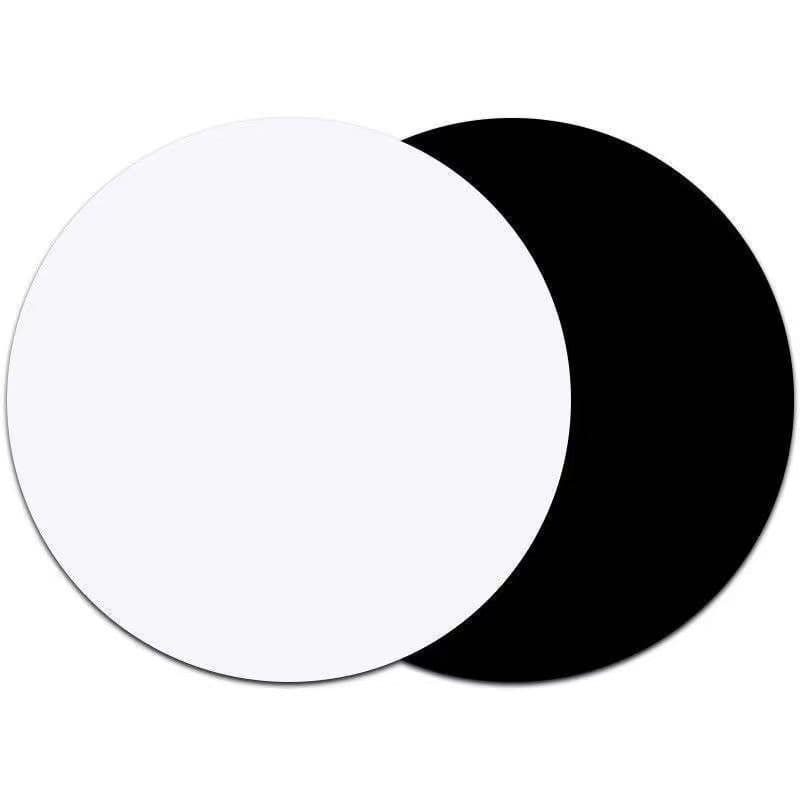 Black PMMA board white acrylic round transparent acrylic disc organic glass disc processing