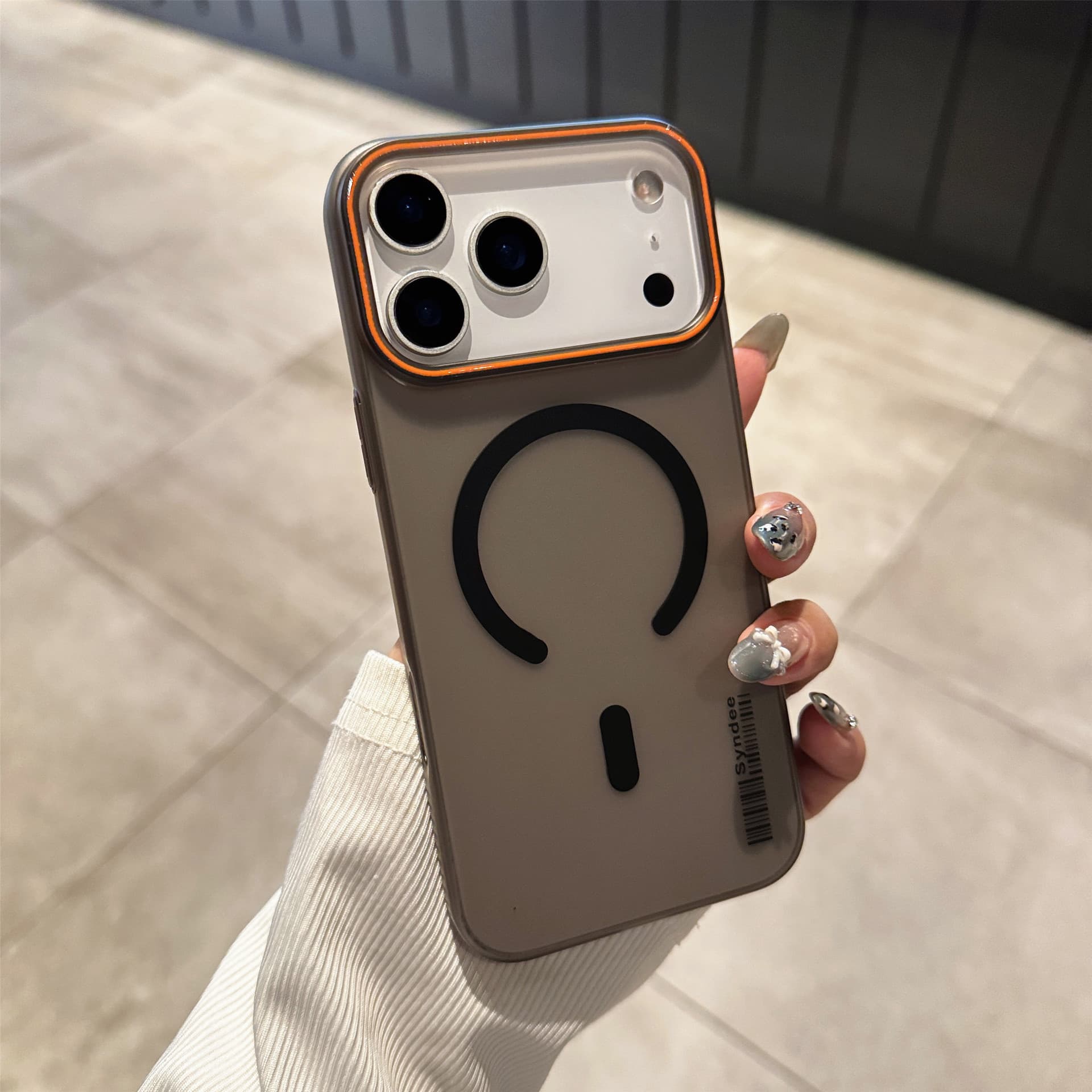 Apple 17 Pro Max Semi-Transparent Magnetic Phone Case, iPhone 16 Skin-Feel Matte 15/14 Soft Matte 13 Protective Case
