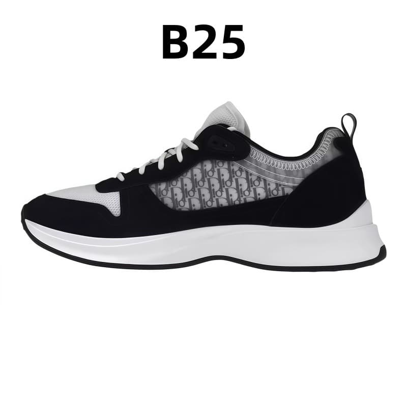 2026 New Arrival In Stock Cross-Border B25 Letter Floral Embroidery Breathable Casual Shoes Men's Fashion Trendy Thick Sole Sneakers