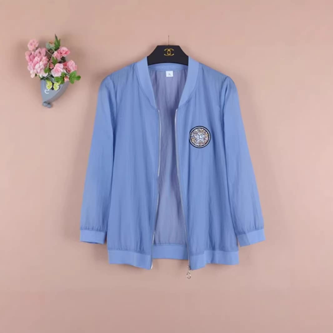 Short Women's Jacket 2026 Summer New Casual Versatile Blazer Baseball Jacket Workwear Sun Protection Thin Top