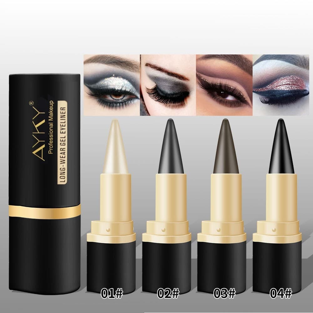 AKAY cross-border waterproof eyeliner eyeliner matte quick-drying single-head rich matte eyeliner AYKY