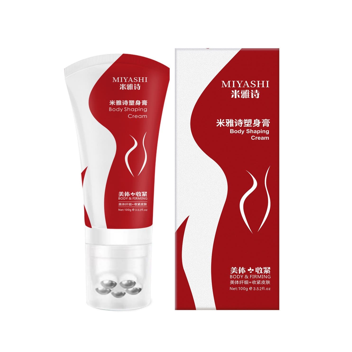 National Cosmetic Special Approval Number Body Care Roller Massage Cream SO Body SO Leg Full Body Lifting Shaping Roller Slimming Cream