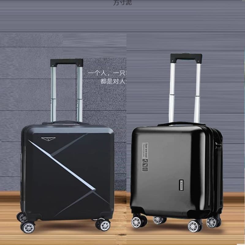 20 inch Carry-on Luggage, 22 inch Small Suitcase for Men Business, Mini Trolley Case with Universal Wheels, 18 inch Vintage Combination Lock Suitcase for Women
