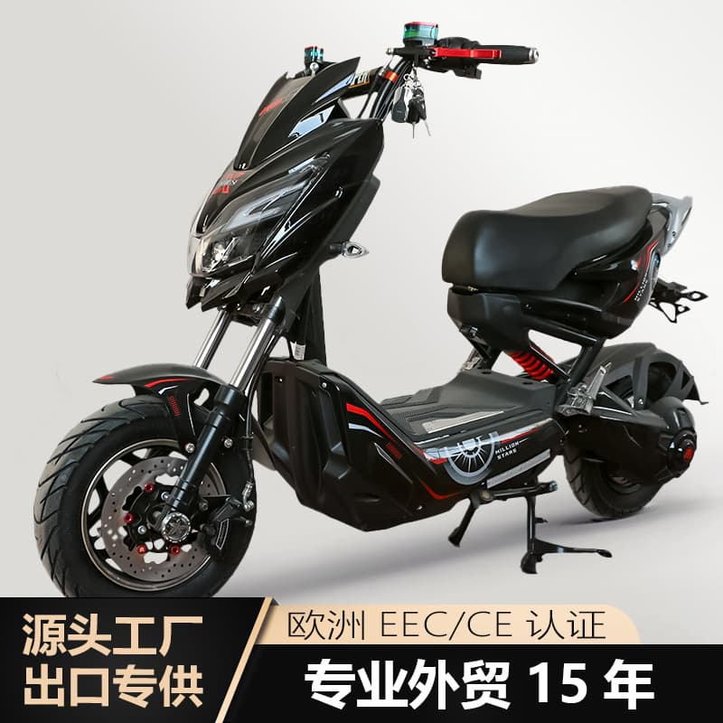Cross-border wholesale cool electric motorcycle factory direct 48V battery scooter commuting two-wheel