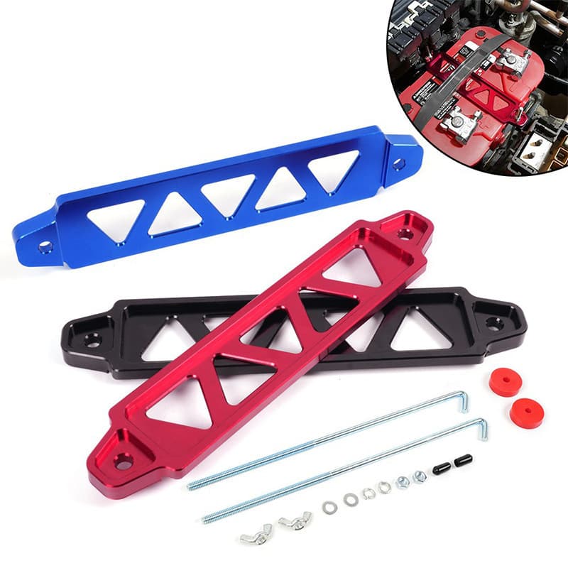 Car Accessories Battery Bracket Fixed Mount Battery Hook Battery Holder Modification Lightweight Non-Stainless Steel Silicone Pad