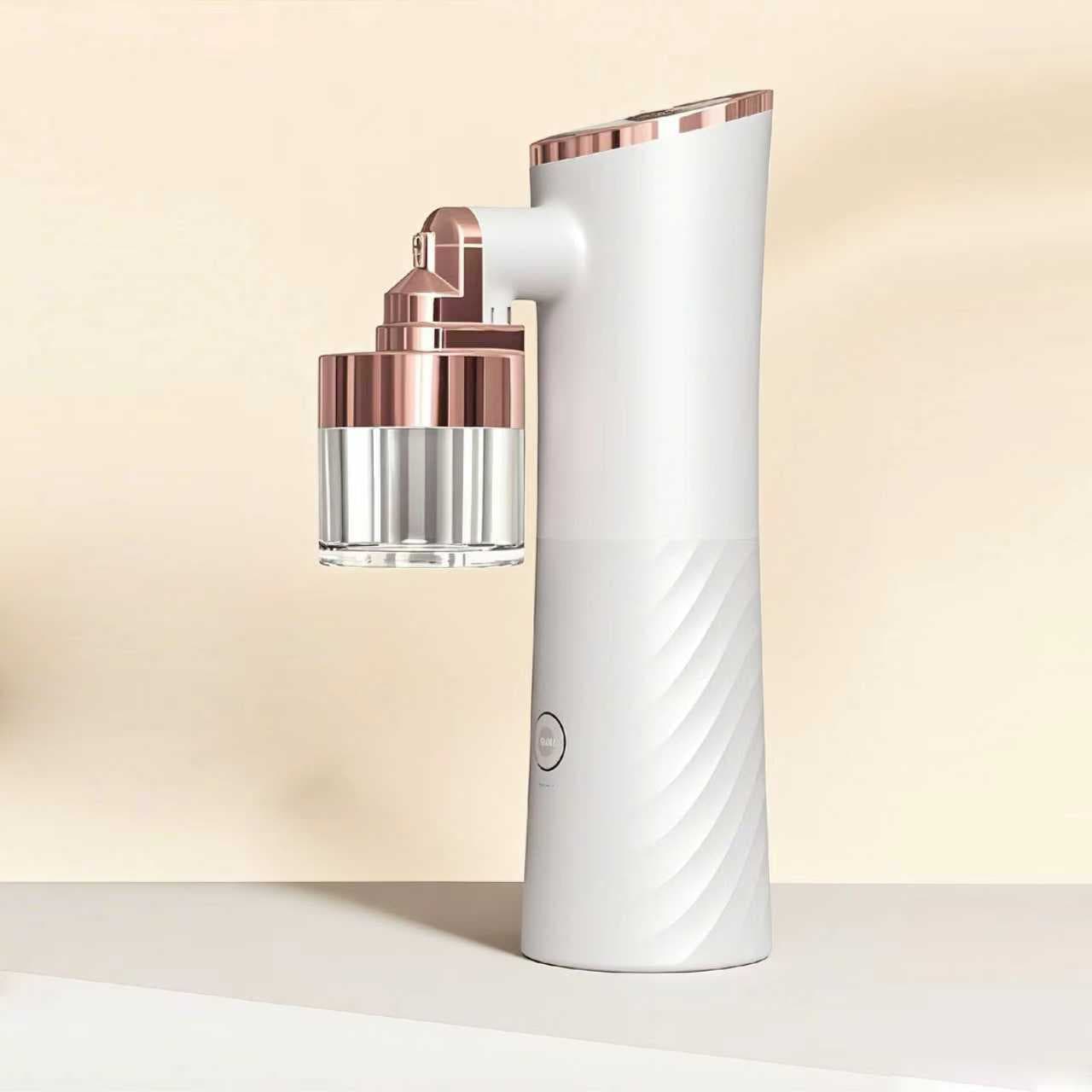 Upgraded High-Pressure Oxygen Infusion Handheld Device, Live Oxygen Needle-Free Hydrofacial Fine Spray Automatic Atomizing Hydrator