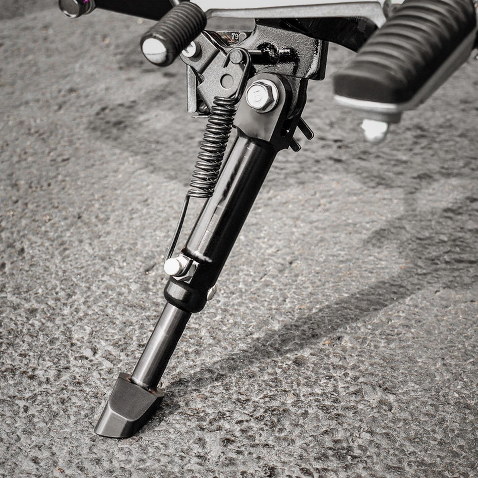 Compatible with Kawasaki Z900RS 2017-2023 Modified Side Stand Bracket Side Kickstand Parking Stand Small Kickstand