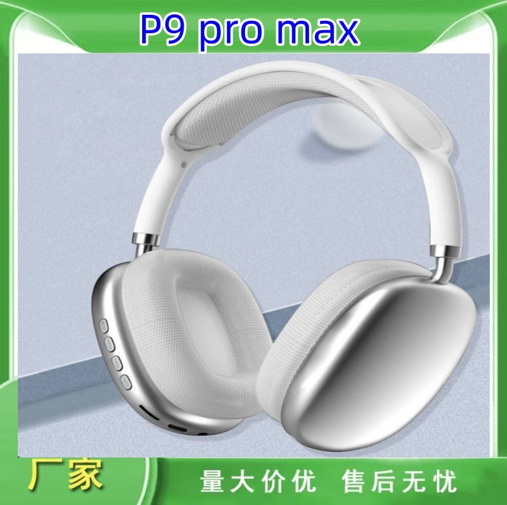 P9 Pro Max Wireless Bluetooth Headphones Over-Ear Music Headset Bass Earbuds Hot Selling