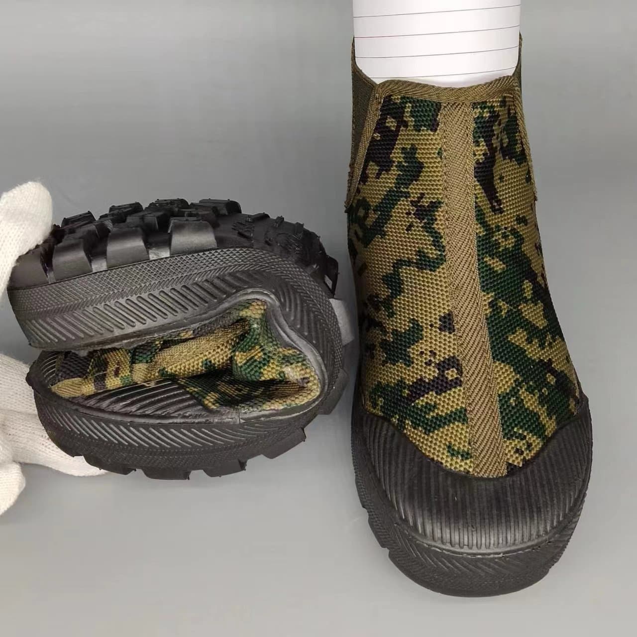 Liberation shoes for men, new unisex labor protection canvas shoes, Yuanbao work shoes, high-top construction site liberation shoes.