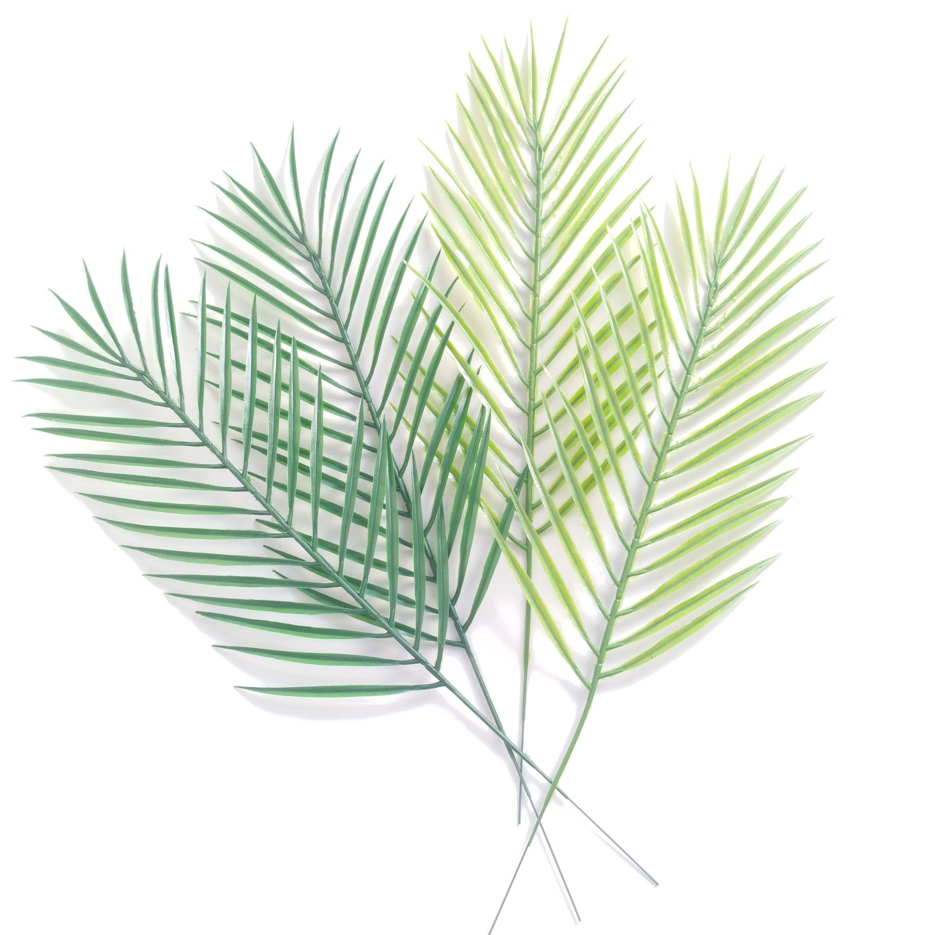 Cross-border Nordic-style faux plant leaf, sunflower leaf, areca palm leaf, soft decoration flower arrangement ornament single fern leaf