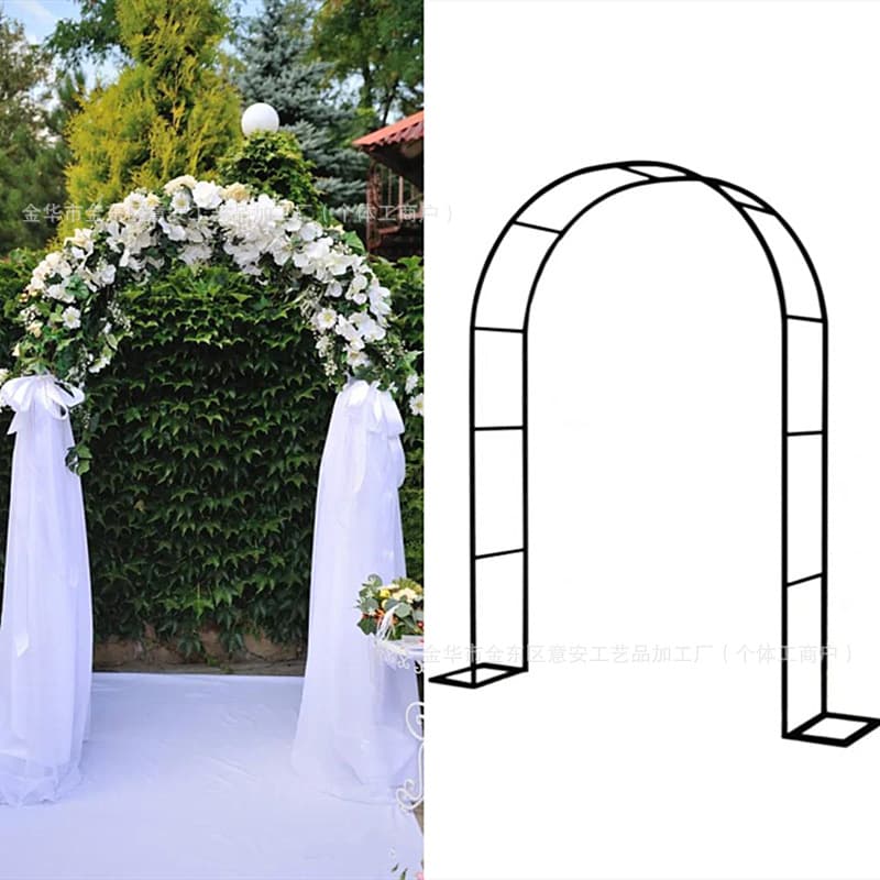 Dedicated Wedding Arch Background Stand for Balloon Arches, Flower Stands, and Climbing Plant Trellises, Also Suitable as Garden Grapevine Frame