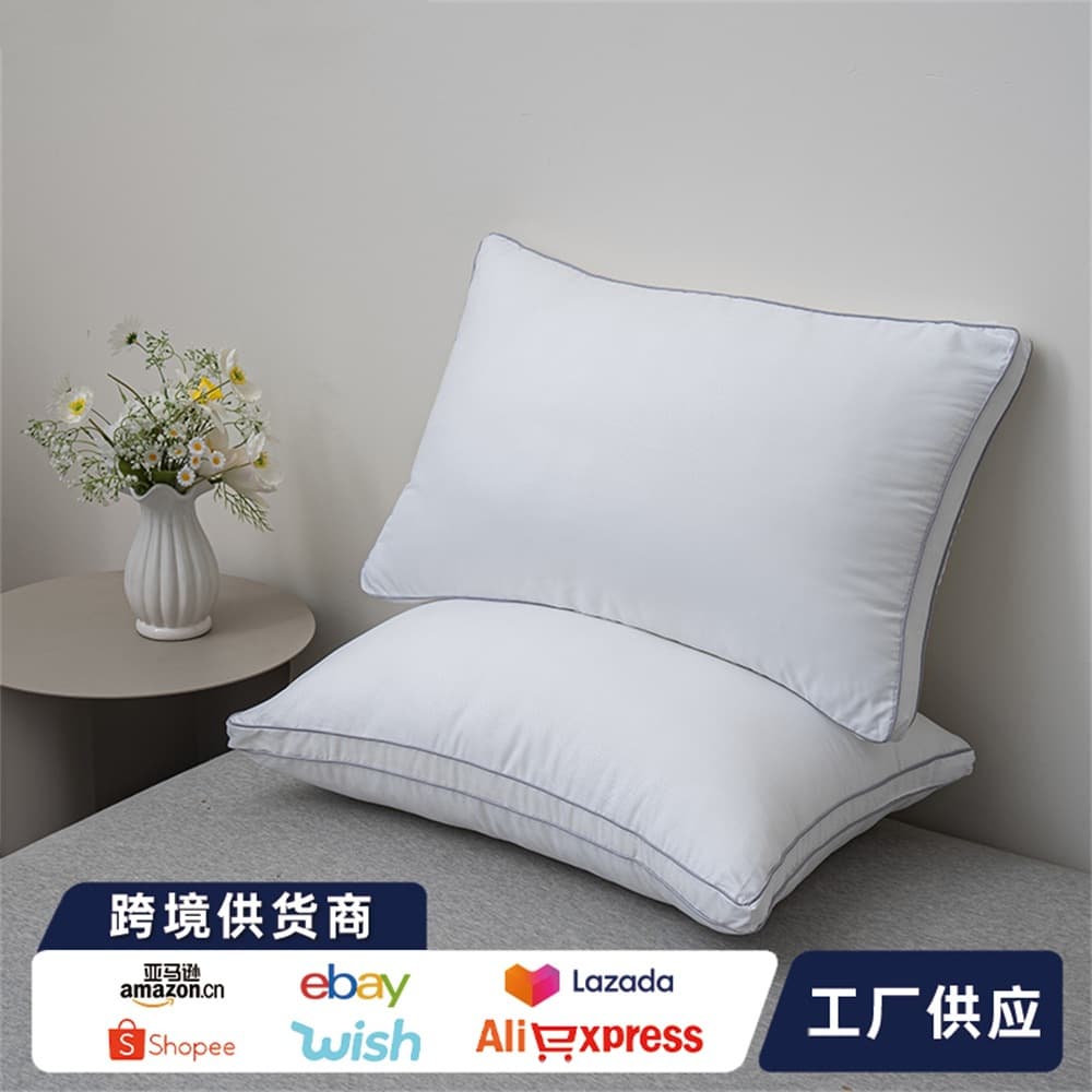 bed pillow three-dimensional pillow Amazon pillow core pillow factory Down Alternative cross-border pillow