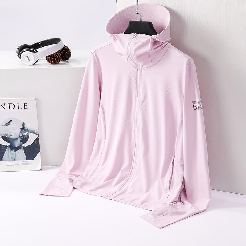 2023 New Skin Clothing Men's Outdoor Sports Sun Protection Clothing Couple Style Hooded Sun Protection Clothing Women's Summer Sun Protection Jacket