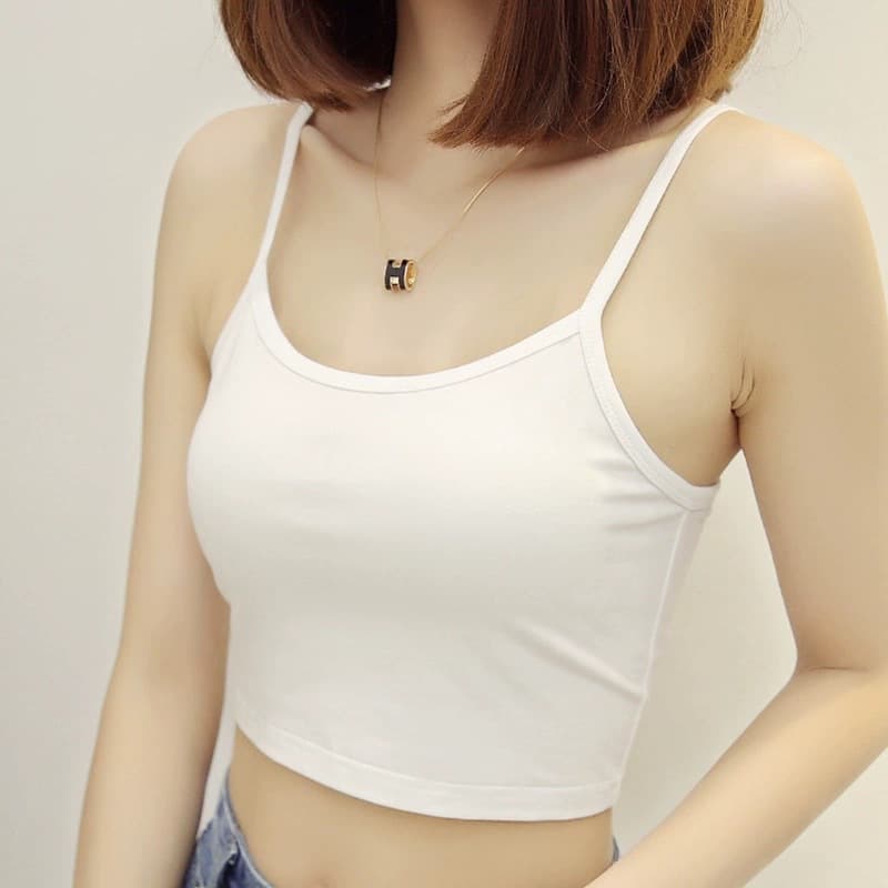 2026 New Summer Camisole Tank Top for Women, Short Crop Top, Versatile Layering Vest, Wholesale from Manufacturer