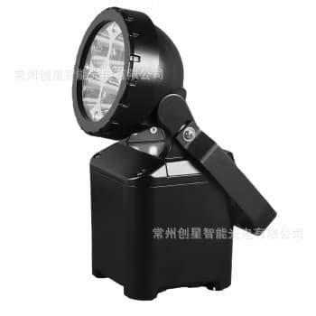 SZSW2401 explosion-proof LED searchlight with 6-hour battery life for oil fields, petrochemicals, and firefighting emergency lighting