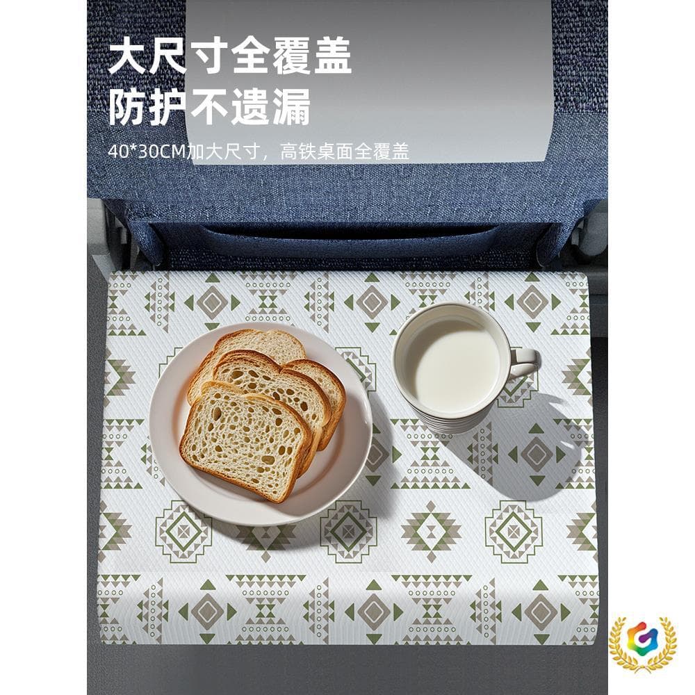 ✅ Disposable Anti-Dirty Table Mats for Small Tables, Travel, Homecoming, High-Speed Rail, Airplane, Train Use to Prevent Mess
