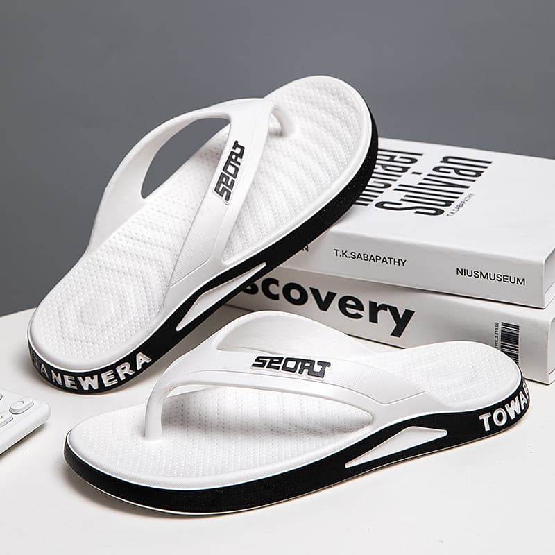 Flip-Flops for Men Durable Summer Outdoor Trendy 2026 New Indoor Home Anti-Slip Cloud-Like Comfort Sandals