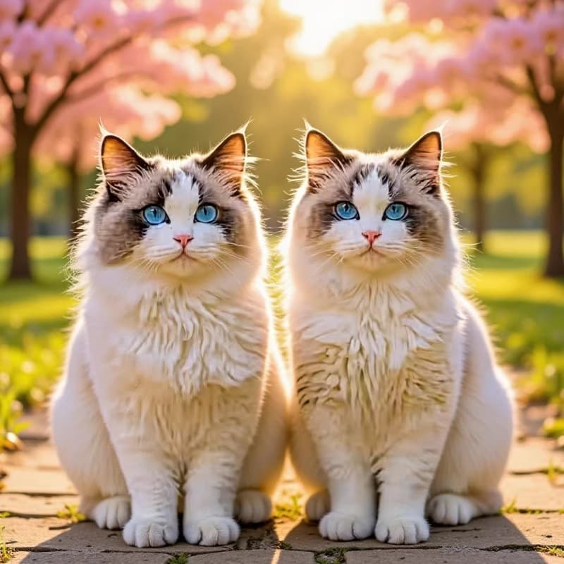 Purebred Longhaired Fairy Ragdoll Kittens, Brown Tabby Maine Coon Cats, Black and White Devon Rex Kittens, Golden Shaded Cats