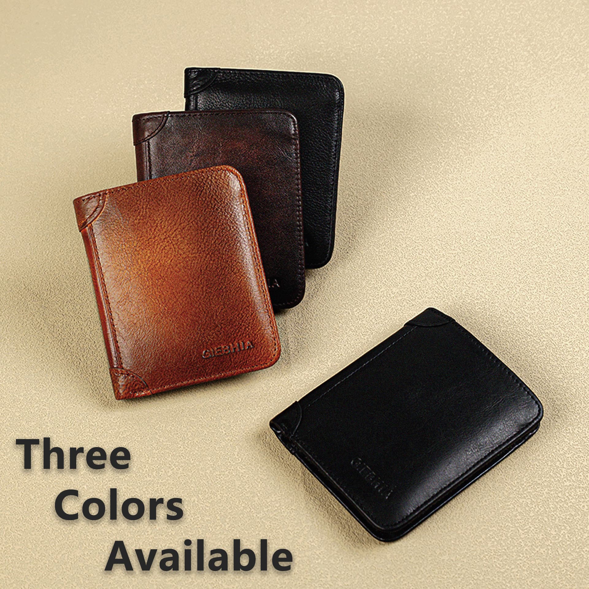 Ultra-Thin Leather Wallet for Men Multi-Card Slot Short Style Money Clip PU Foldable Men's Wallet Wholesale BreezeBella Brand