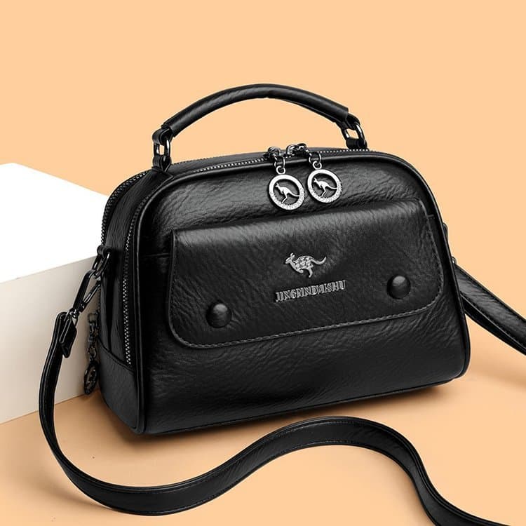 Vintage Simple Handbag New Style Women's Bag Fashion Casual Versatile Large Capacity Middle-aged Mother Shoulder Crossbody Bag
