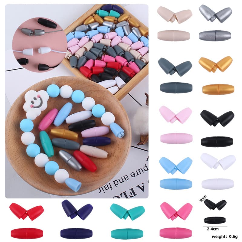 Amazon foreign trade new infant product necklace clasps, plastic snap buttons for DIY jewelry and accessories.