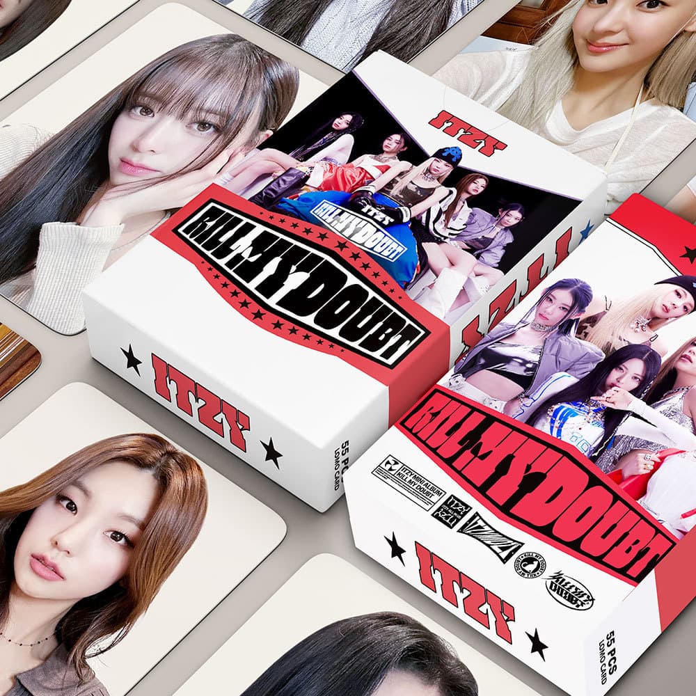 ITZY new single KILL MY DOUBT title song official peripheral lomo card postcard photo card