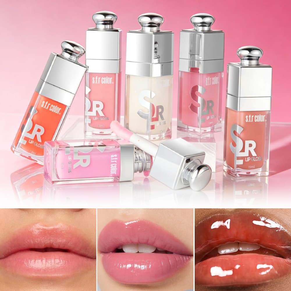 S.F.R Hydrating Lip Gloss Moisturizing Nourishing Lip Plumping Shiny Non-Stick Cup Lip Oil Brightening Lip Color for Wholesale Export
