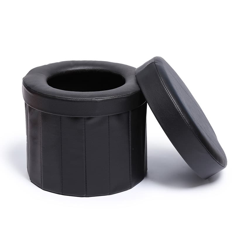 Foldable Car Portable Toilet Mobile Toilet Small Medium Large Adult Toilet Outdoor Leather Toilet Outdoor Toilet