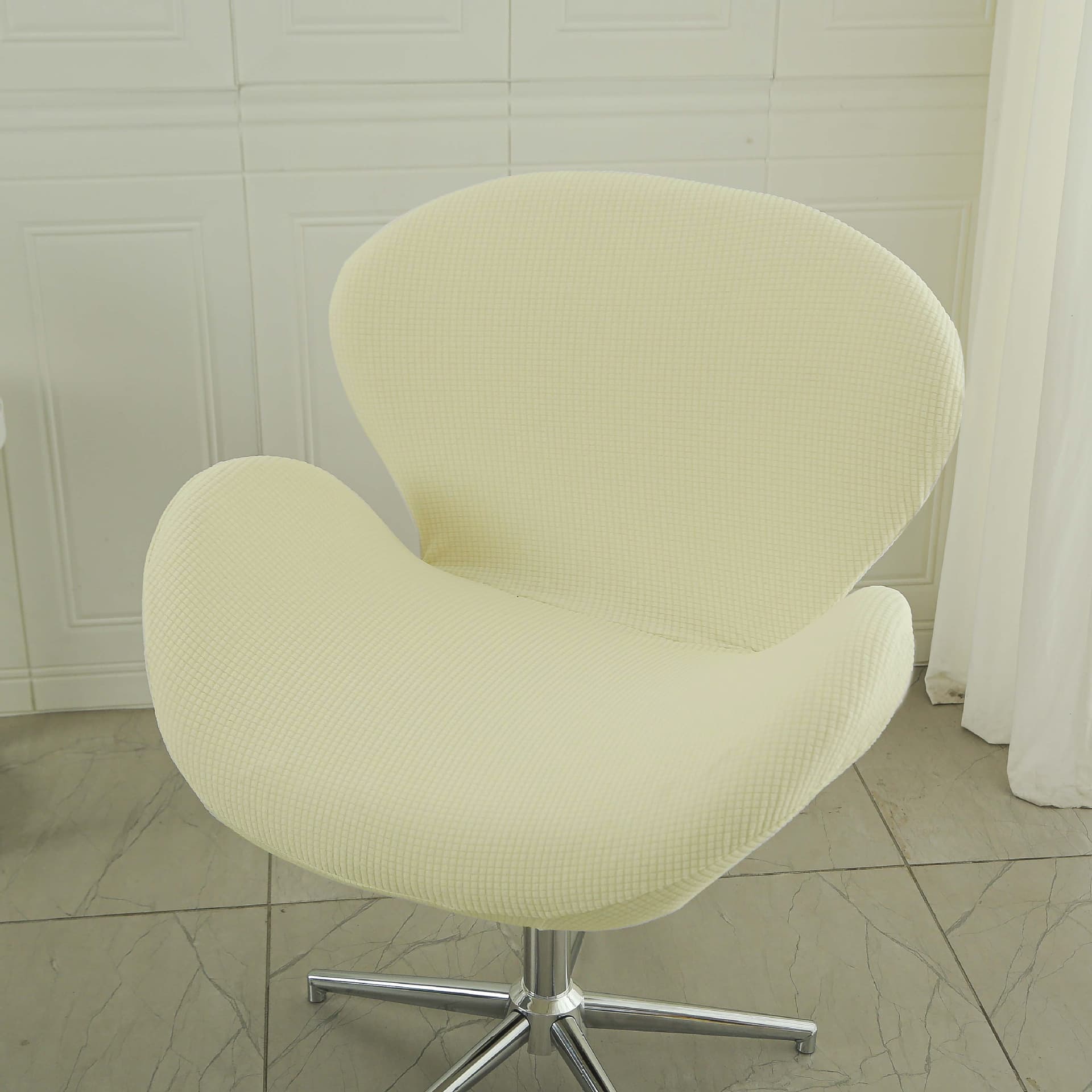 Single sofa chair internet celebrity leisure chair designer single chair modern simple swan chair office swan chair cover