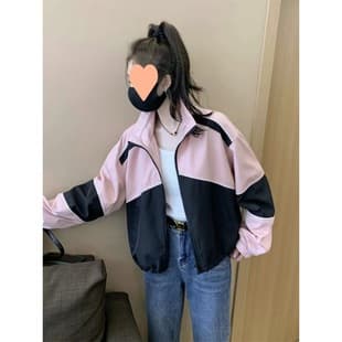 Short Sun Protection Jacket 2026 Summer New Korean Style Casual Versatile Loose Fit UV-Resistant Color-Block Baseball Top