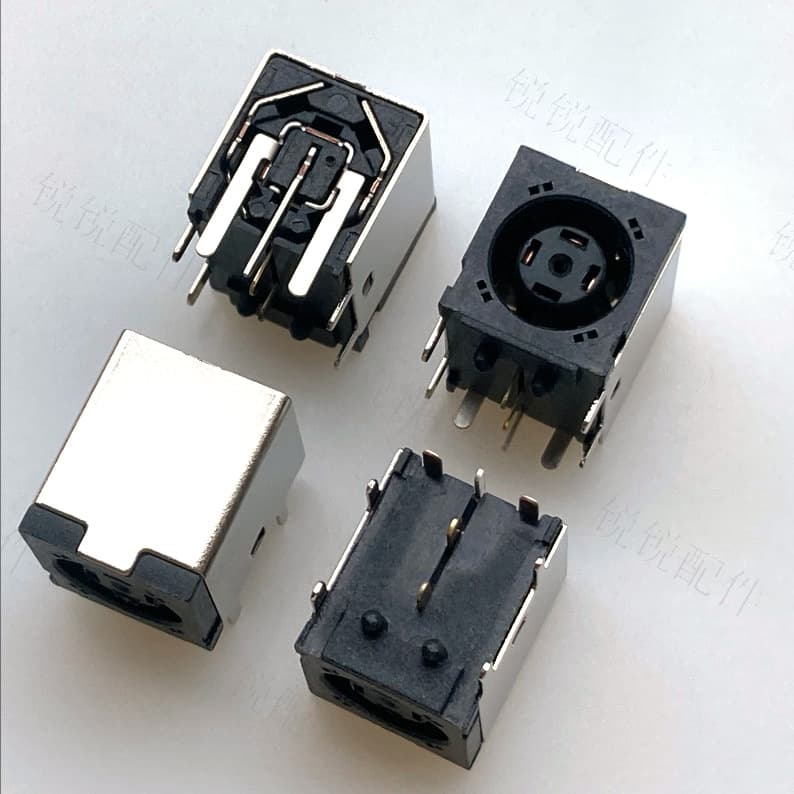 DC Power Jack 7.4x5.0 Laptop Power Connector Female DC Round Hole Power Charging Port DC Power Socket
