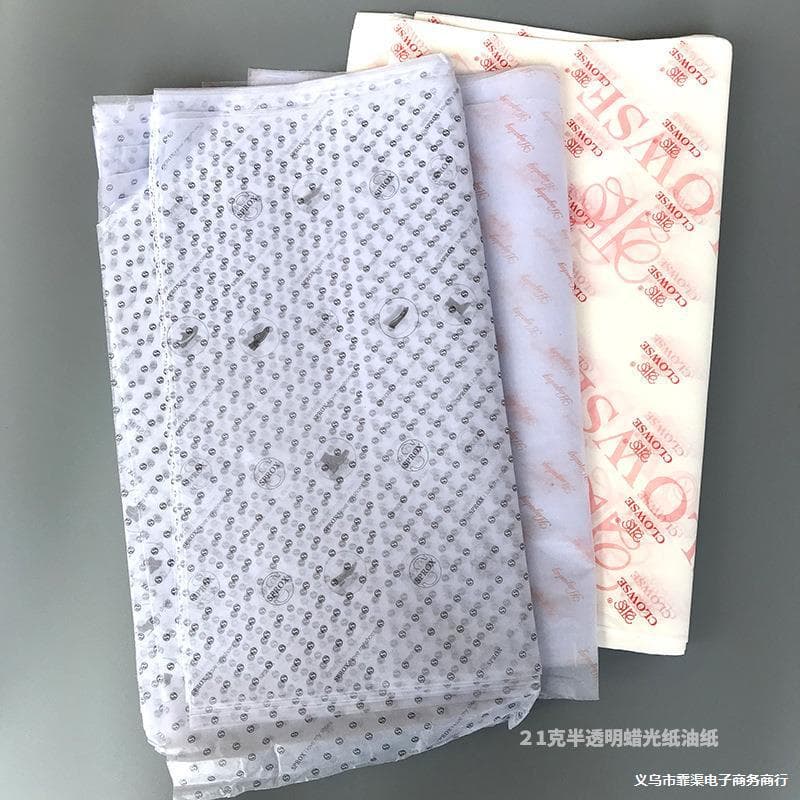 Translucent colored copy paper, tissue paper, 21g moisture-proof shoe wrapping paper, glazed paper for gift packaging