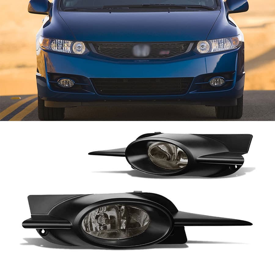 For Honda Civic Hatchback 2009 2010 2011 Halogen Fog Light Assembly