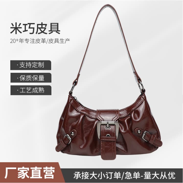 2026 New Cloud Bag Underarm Bag New Women's Bag In Stock Crossbody Shoulder Bag Vintage Style Hot Girl Pleated Bag