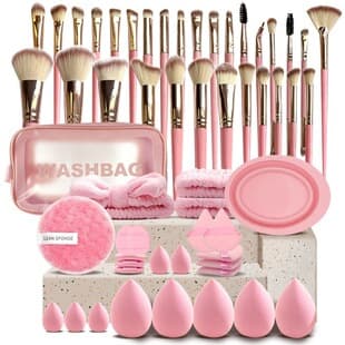 Cross-border Makeup Tool Set 20pcs 40pcs 42pcs 56pcs Beauty Blender Makeup Brush Powder Puff Set