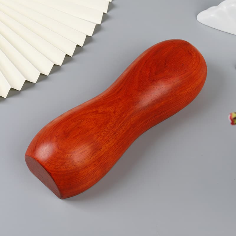 Rosewood solid wood cervical vertebra wood pillow cervical vertebra massage round wooden sleeping hard pillow health care neck pillow