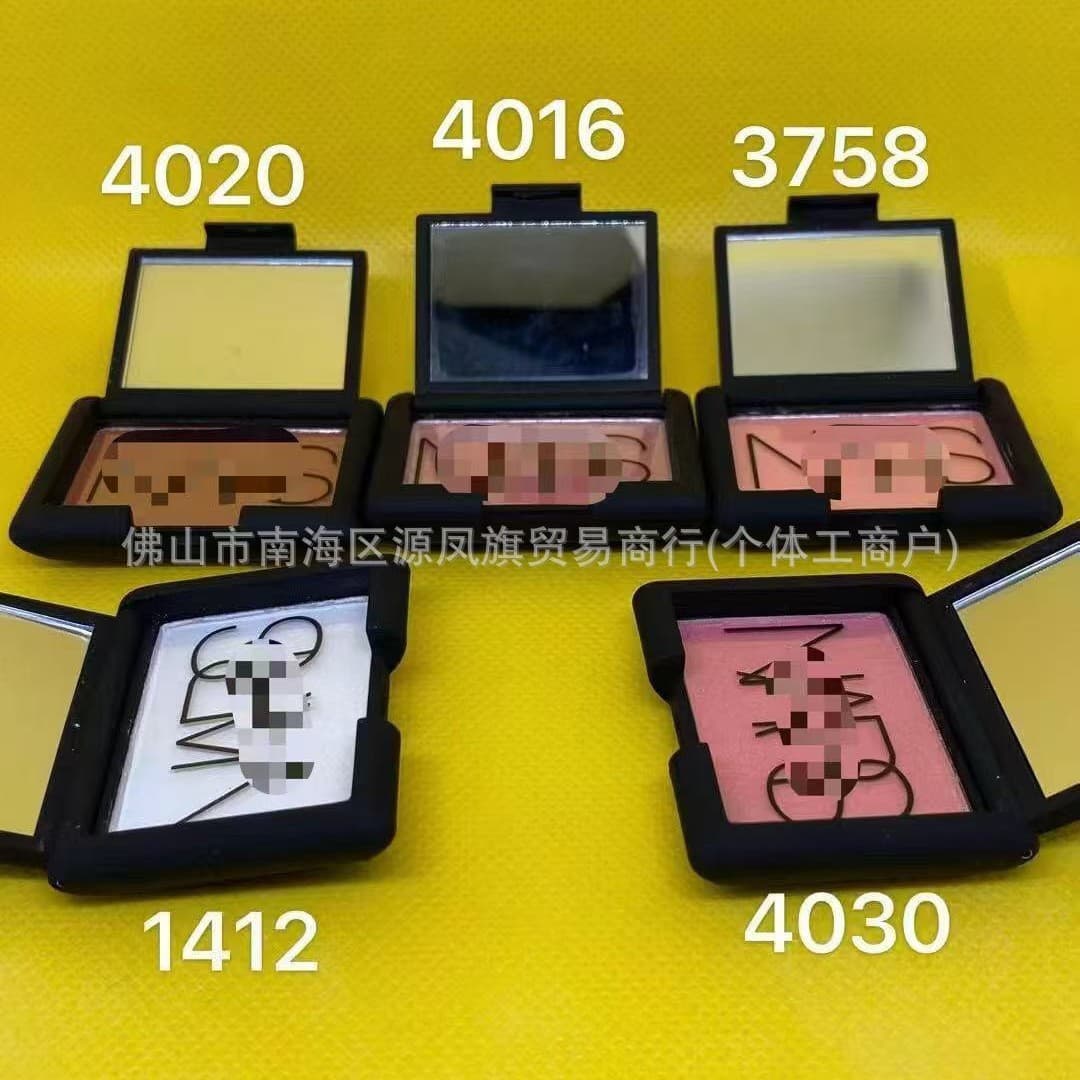 Cross-border supply makeup Nanas blush sample 3.5g climax deep throat Qin Ji Ling dense powder natural nude outfit